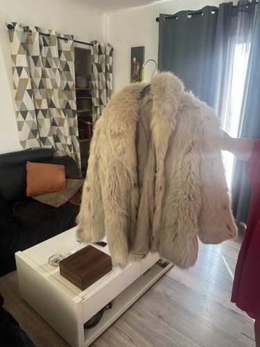 Veste femme beige - , fourrure