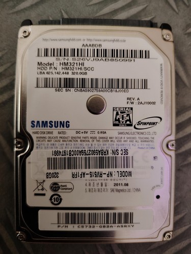 Disque dur interne samsung - disque, 320