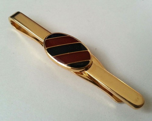 Pince cravate vintage ovale - vintage,