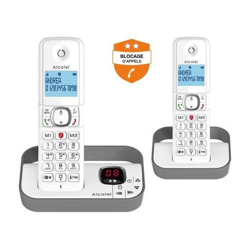 Alcatel f860 voice duo - f860, gris