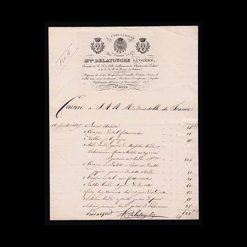 1827 facture delatouche - 1827,