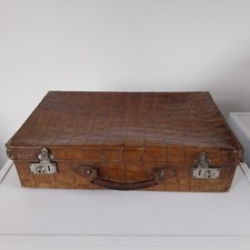 Valise Bagage de voyage en crocodile déco vintage