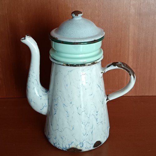 Ancienne théière filtrante - théière,