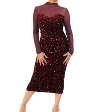 Neuf Velours Sequin Et Maille