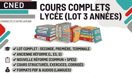 Cours cned lycée seconde - -,