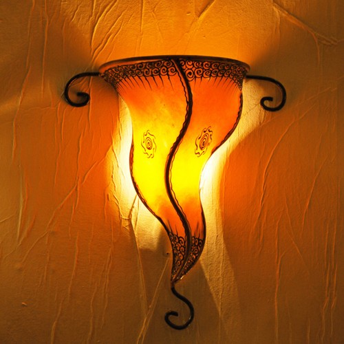 Marocaine cuir applique murale - marocaine,