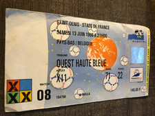 ticket )) PAYS BAS V BELGIQUE - st denis - World Cup FRANCE 98
