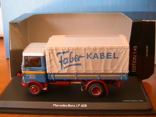 CAMION MERCEDES LP608 BACHE PRITSCHE PLANE KLEIGREWE FABER KABEL SCHUCO 03603
