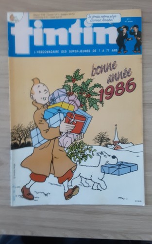 Journal tintin couverture - journal,
