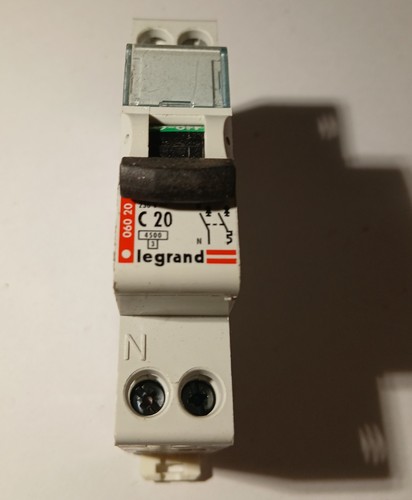 Disjoncteur c20 legrand - c20, +