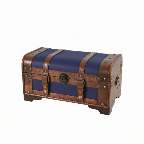 Coffre bois vintage malle - coffre,