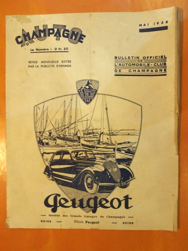 Auto champagne mai - auto, 1938-