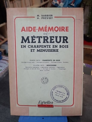 Aide mémoire métreur en - du,