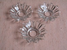 ANCIEN-3 bobèches 10 pétales