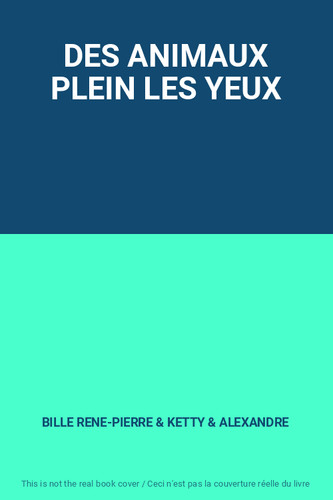 Des animaux plein - plein, yeux