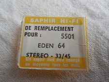 SAPHIR DE TOURNE DISQUE fabrication ZAFIRA POUR EDEN 64