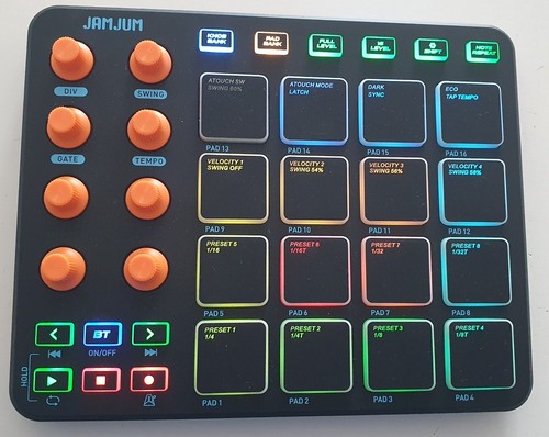 Contrôleur midi pad rgb - midi,