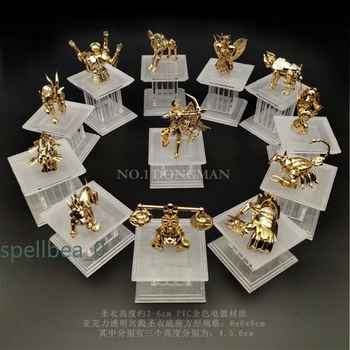 12pcs gold saint seiya - saint,