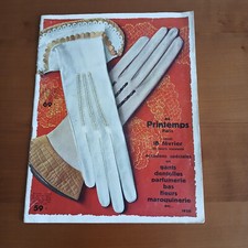 SPRING CATALOGUE PARIS 1926 gloves perfumery leather goods low lace