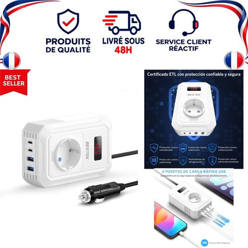 Bestek convertisseur 12v vers - convertisseur,