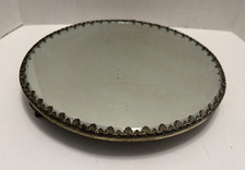 Vintage Beveled Mirror Plateau