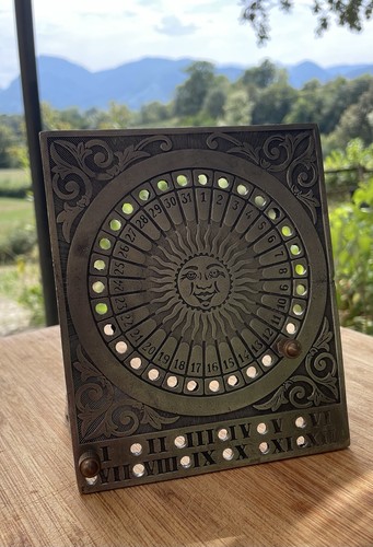 Calendrier perpétuel vintage