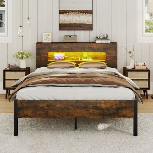Lit double 140x200cm cadre - lit, de
