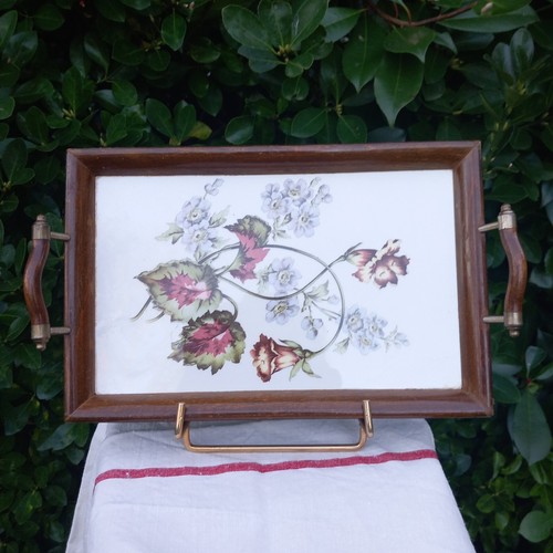 Plateau service ancien bois - service,