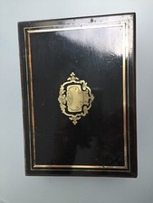 BOÎTE À Bijoux MARQUETERIE BOULLE NAPOLEON III Bois Ébène