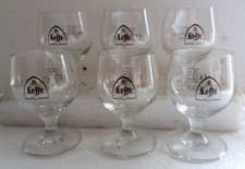 Lot 6 petits verres à bière
