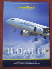 PUB DOCUMENT GOODYEAR AVIATION FLIGHT RADIAL PULL TIRE AIRBUS A320 NEO
