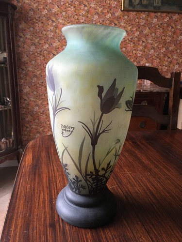 Grand vase daum nancy 34 - vase, 34,5cm