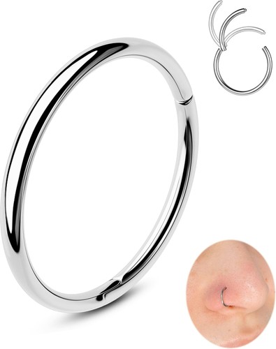 20g piercing nez acier - 20g,