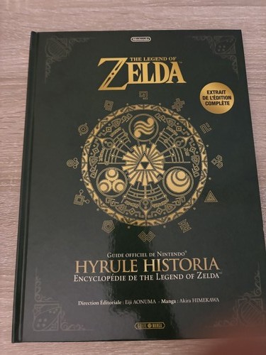 Hyrule historia encyclopédie - historia,