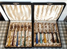 RARE 2 coffrets x6 couverts