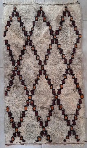 Tapis berbère pur laine fait - tapis,