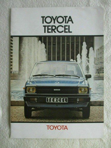 Toyota tercel revue brochure - toyota,