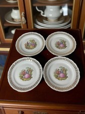 Set of 4 Vintage Winterling Porcelain Dessert Plates Germany Bavaria