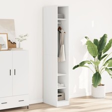 Garde-robe avec Tiroirs Armoire Chambre Blanc Brillant Bois d’Ingénierie vidaXL