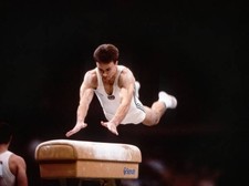 Vladimir Artemov USSR competes
