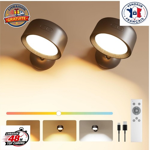 Applique murale led sans fil - sans,