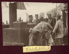 old photo. military. regiment . war . officers . cellars 