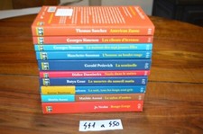 lot de 10 romans collection FOLIO POLICIER de GALLIMARD du N° 441 a 450   polars