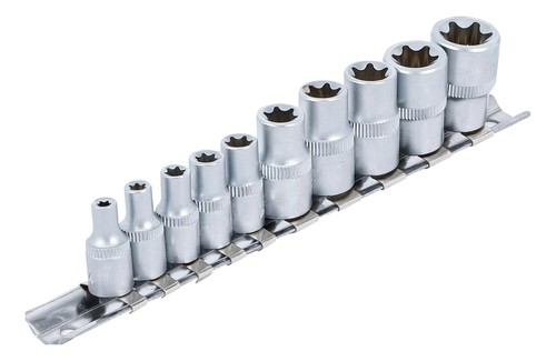 Kit douilles torx type - 10,