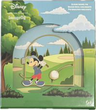 Loungefly Mickey & Minnie Golf 3" Sliding Pin– Comic Spot Exclusive Disney Golf 