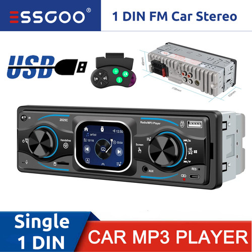 Single din car - din, radio