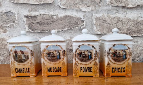 Serie pots epices anciens - serie,