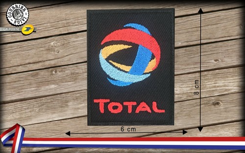 Patch écusson total brodé - total,