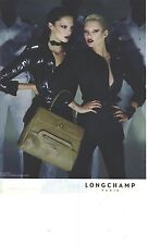 2006 ADVERTISING LONGCHAMP GATSBY by Kate MOSS Bag & Ready to Wear