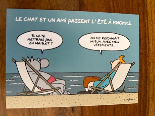 Carte postale geluck - carte,